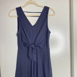 Navy Blue Summer/Spring Short Dress